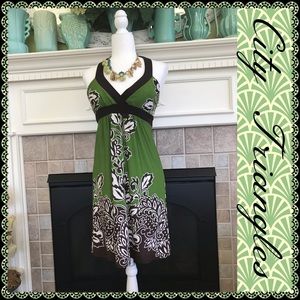 City Triangles midi dress, size M